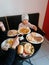 Children eating at breackfast
