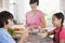 Children Enjoying Breakfast