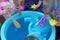 Children Exploring Bath Jelly in a Water Table