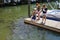 Children Feeding Carps at Smith Mountain Lake