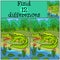 Children games: Find differences. Mother alligator