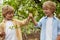 Children get to know the world around them, the greenhouse is a great place for an excursion