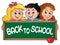 Children holding schoolboard theme 2