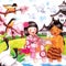 Children of Indonesia-Japan Friendship Watercolor Illustration