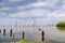 Children kayaking in Summer at Kow Swamp, Victoria Australia