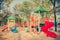 Children kid playground for kindergarten and elementary student