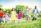 Children Kids Friendship Walking Happiness Concept