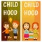 Children. Kindergarten. Education. Lesson. Boys and girls. Banners for advertising Play and grow