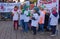 Children from a kindergarten group at the demonstration on Fridays for future