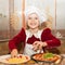 Children make pizza. Master class for children on cooking Italia