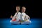 Children martial arts fighters