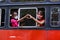 Children of migrants at CSMT railway station