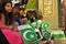 Children with Pakistan flag