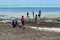 Children on the Pingwe beach, Zanzibar, Tanzania, Africa