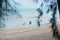 Children playing on the beach at Fishing Village Koh Phithak Island