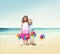 Children Playing Happiness Cheerful Beach Summer Concept