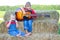 Children playing instruments.