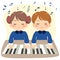 Children Playing Piano