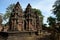 Children playing on the ruins of Banteay Srey temple