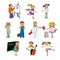 Children professions characters