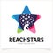 Children Reach Stars Logo Design Template Inspiration