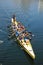 Children rowing in Salthouse Dock.