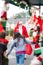 Children Running To Embrace Santa Claus