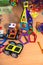 Children`s constructor for the development of fine motor skills and creative thinking.