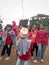 children\'s cracker eating competition held to commemorate Indonesia\'s independence day, Tangerang, August 2022