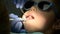 Children\'s dentist treats baby teeth