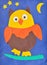 Children\'s drawing owl