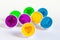 Children`s game to find perfect match with shape and color. Colorful details, eggs splitted in halfs. Can also represent concept