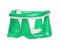 Children\'s green chair for bathing