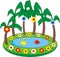 Children\'s inflatable swimming pool