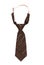 Children`s necktie, brown necktie for a boy,