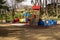 Children\'s playground in public park