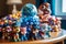 Children\\\'s playroom with toys. Selective focus. Toy Ai Generative