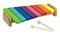 Children`s rainbow xylophone