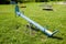 Children\'s rocking chair on the playground.