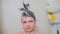 Children`s, soapy, stylish mohawk from hair