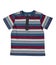 Children`s striped T-shirt. Isolate on white