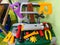 Children`s tools for repair, and construction. Men`s toys for children