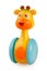 children`s toy for kids tumbler yellow bright giraffe