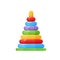 Children s toys, and accessories. Baby pyramid , colorful, funny toy.