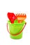 Children\'s toys bucket shovel and rake