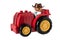 Children\'s tractor with the farmer in a hat