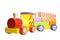 Children\'s wooden locomotive