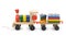 Children\'s wooden steam locomotive a toy