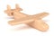 Children\\\'s wooden toy seaplane, 3d render.