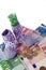 Children Socks and Euro banknotes